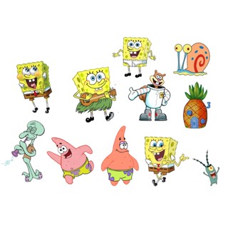 100 Apliques bob esponja Toppers Tags Tubetes Docinhos Festa Enfeites para Aniversário em Oferta na Shopee