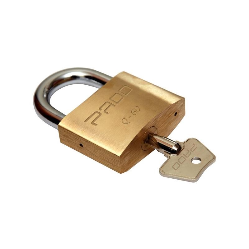 Cadeado 60Mm Pado Tetra Chave em Oferta na Shopee