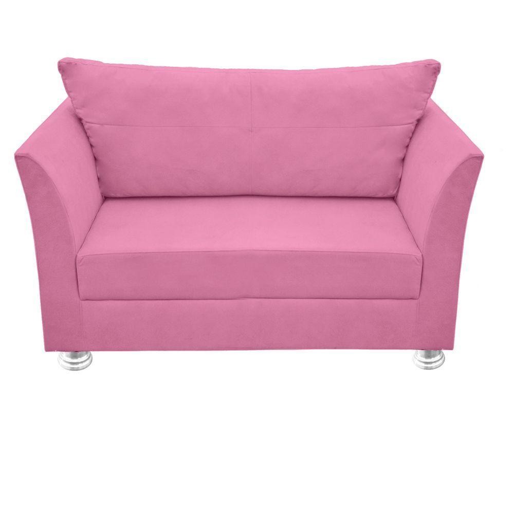 Namoradeira Lisboa 02 Lugares Para Sala Salão Escritório Rosê