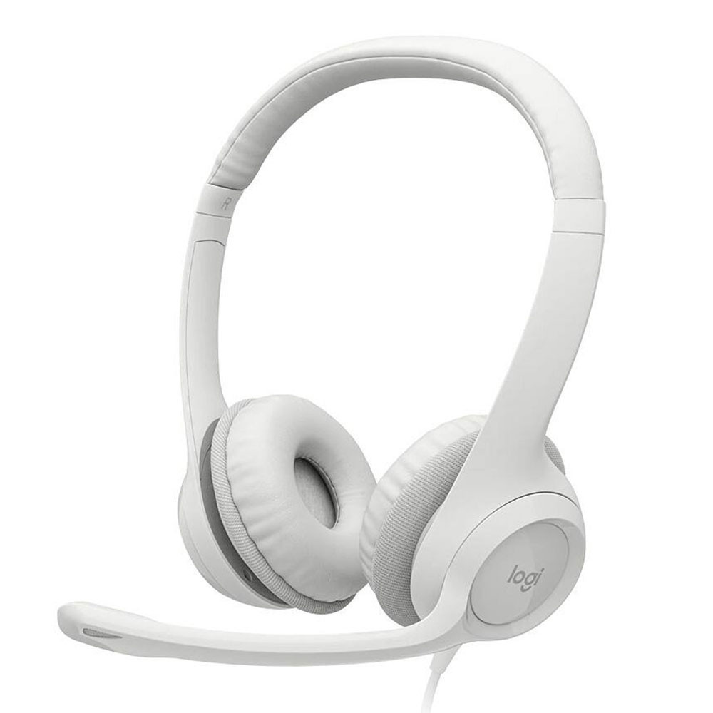 Headset USB H390 Clearchat Comfort Branco Logitech