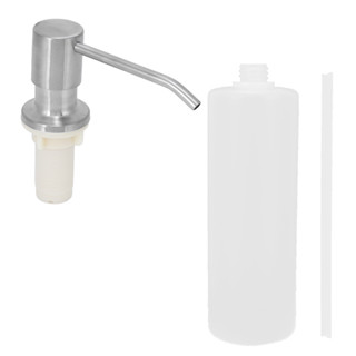 Dispenser Porta Detergente De Embutir Aço inox Pia 350Ml em Oferta na Shopee