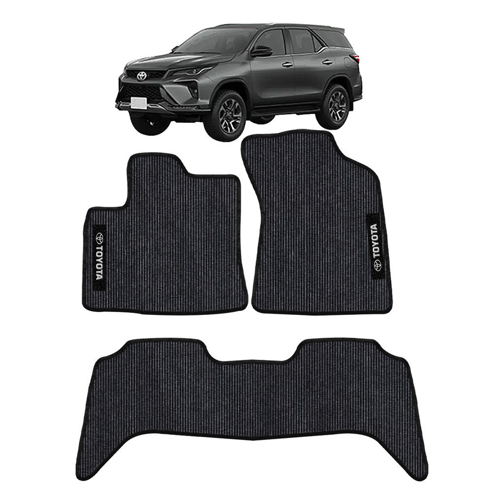 kit Tapete Especifico 3 Pçs  Carro Toyota Sw4 2017/24 Pvc