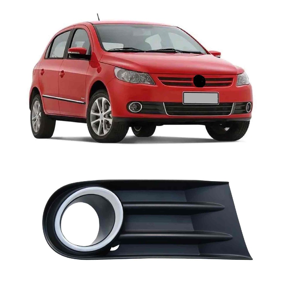 Moldura Grade Farol Milha Gol G5 Aro Cromado Lado Direito em Oferta na Shopee