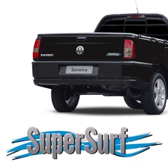 Adesivo Super Surf Saveiro Parati Gol 2003 Ate 2008 Cinza