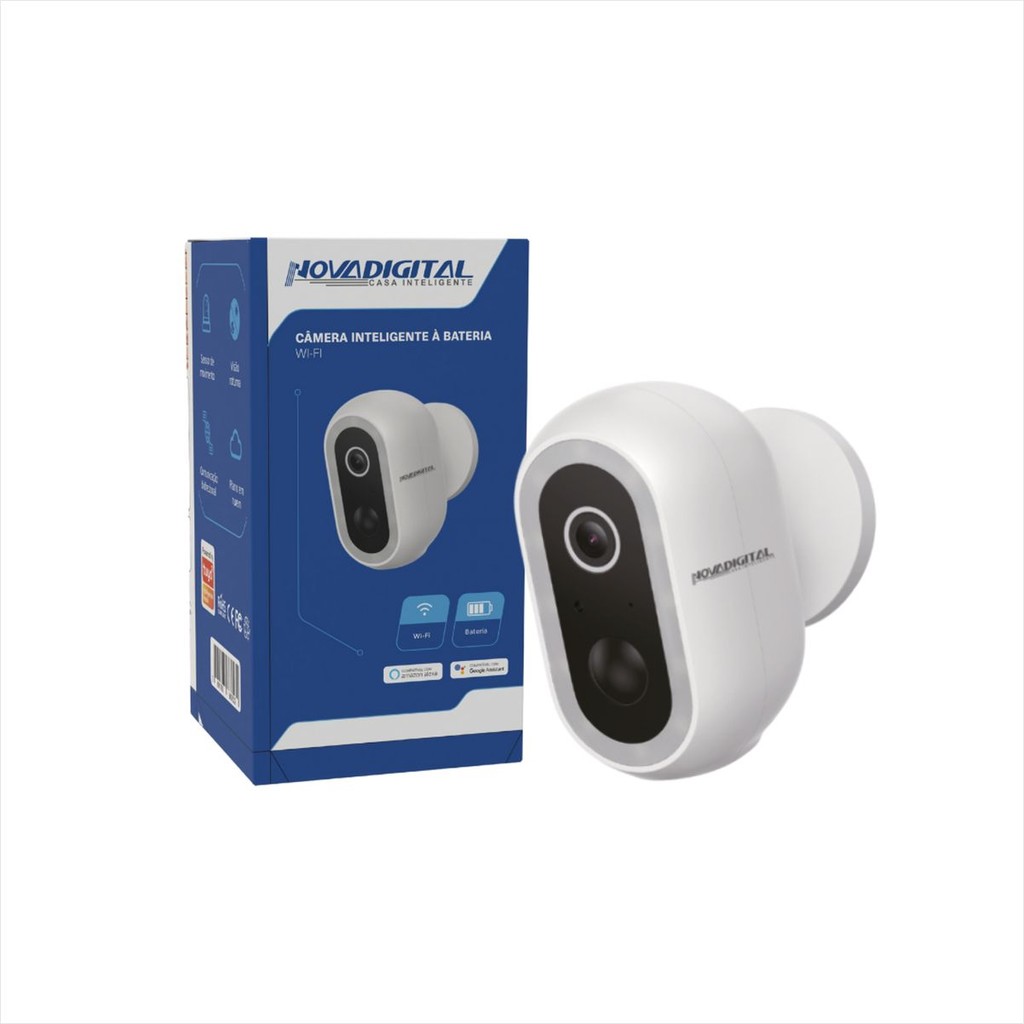 Câmera à Bateria Inteligente Wi-Fi NovaDigital