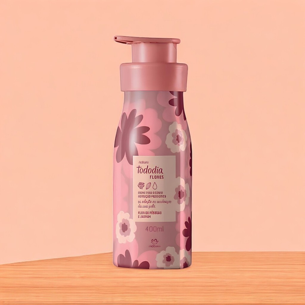 Tododia Flor de Pêssego e Jasmim Creme Hidratante Corporal Feminino 400ml