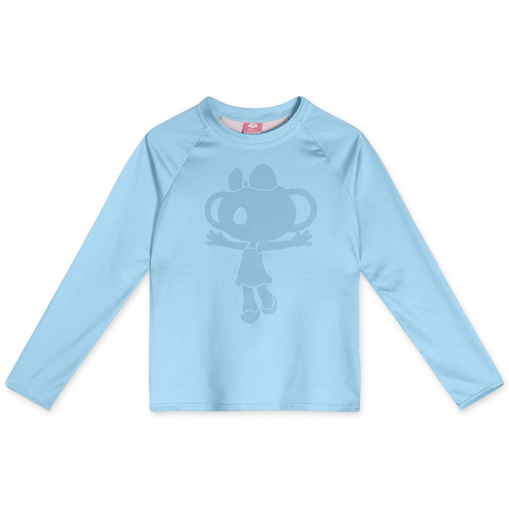 Blusa Proteção Solar Manga Longa Infantil Feminina Lilica