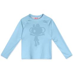 Blusa Proteção Solar Manga Longa Infantil Feminina Lilica