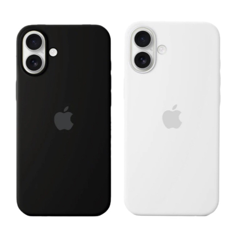 Kit 2 unidades Case  aveludado Para iPhone Nas Cores Mais Vendidas ( Preto / Branco ) 16 16pro 16plus 16promax