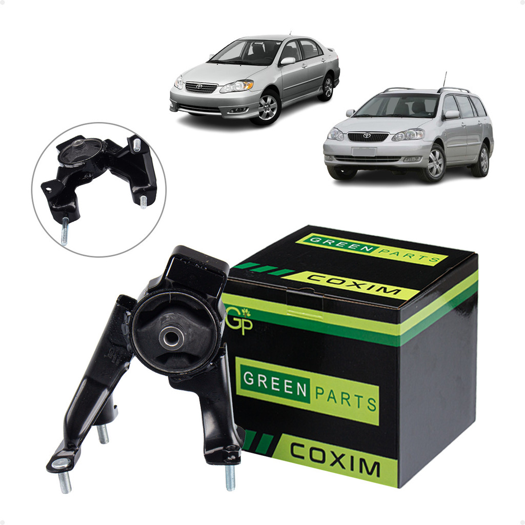 Coxim Câmbio Automático Traseiro Toyota Corolla 1.8 16V 2002 a 2008  Toyota Fielder 1.8 16V 2004 a 2007