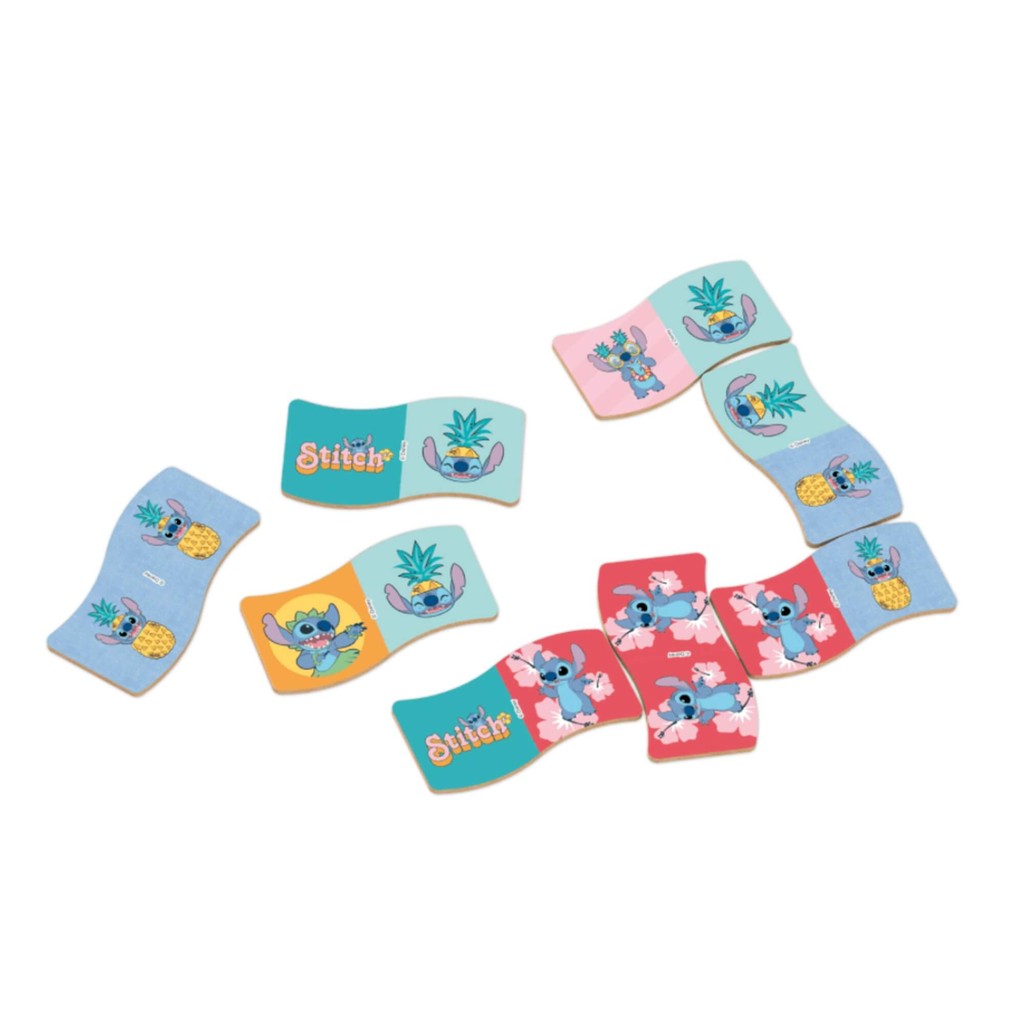 Dominó Stitch Jogo de Mesa Infantil Educativo Brinquedo 28 Peças Xalingo 12232 Brinquedo Presente — imagem 2 de 2
