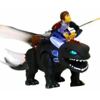 Dinossauro Como Treinar Seu Dragão  + Boneco Banguela Brinquedo Promoçaõ