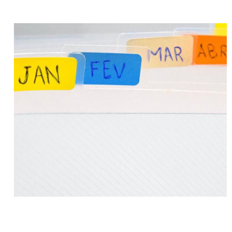 Pasta Sanfonada 12 Divisórias Tamanho A4 Ofício 325x230mm DAC