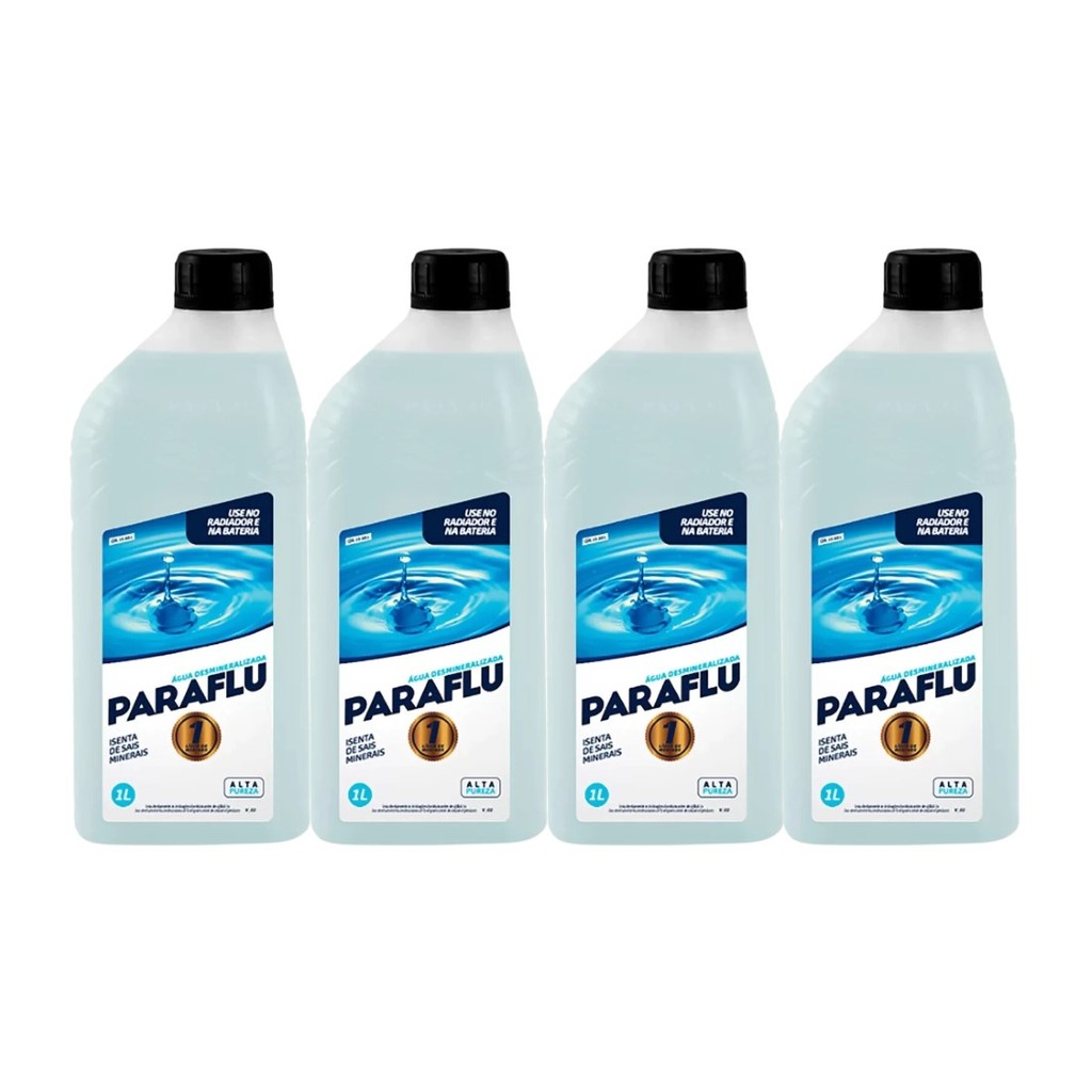 Kit 2 Aditivo Radiador Paraflu Rosa E 4 Agua Desmineralizada · foto 2
