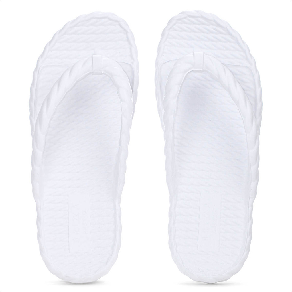 Chinelo Brizza Arezzo EVA Branco - Feminino em Oferta na Shopee