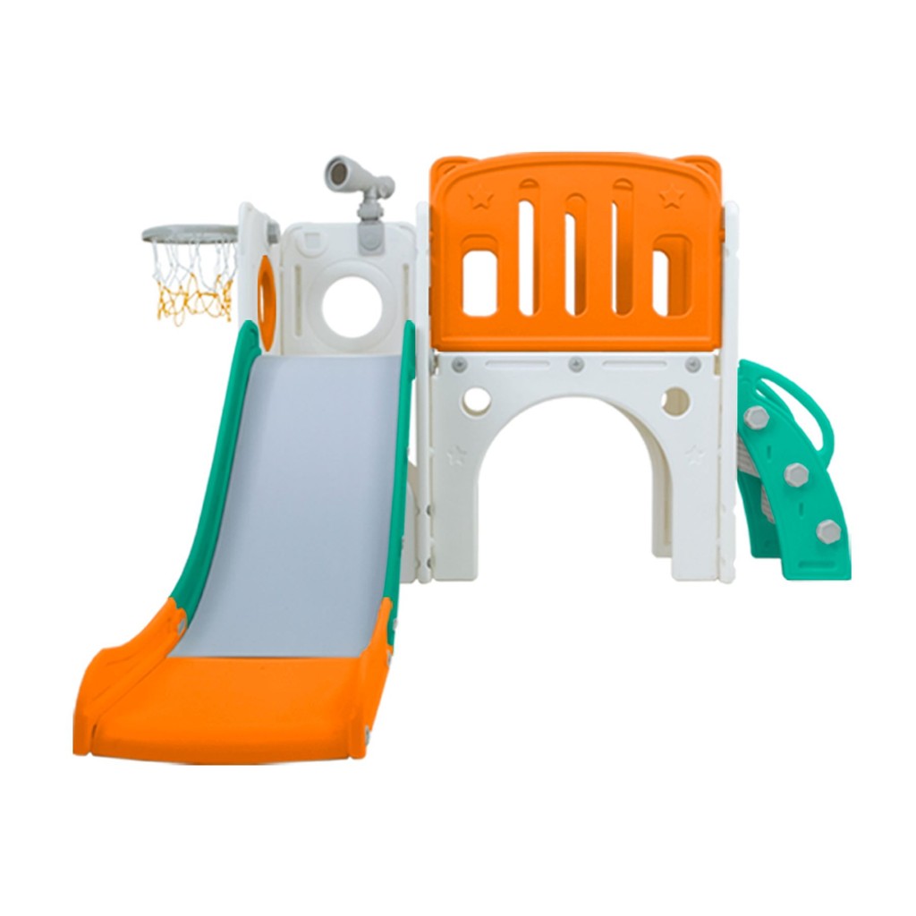 Playground Freso Baby Mini Mundo Spring 2 Torres e Escorrega - Mom & Baby