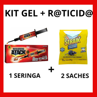Kit BARATICIDA + 2 SACHÊS ISCAS R@ATICIDA em Oferta na Shopee