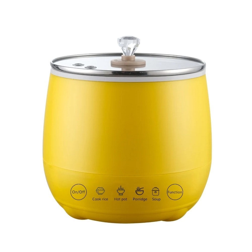 Mini Panela De Arroz Elétrica Cerâmica 1,8 Litros 110V / 220V PREMIUM BEGE — imagem 2 de 2