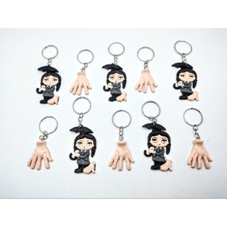 Lembrancinha Aniversário Wandinha 10un Chaveiro Família Adams Novo em Oferta na Shopee