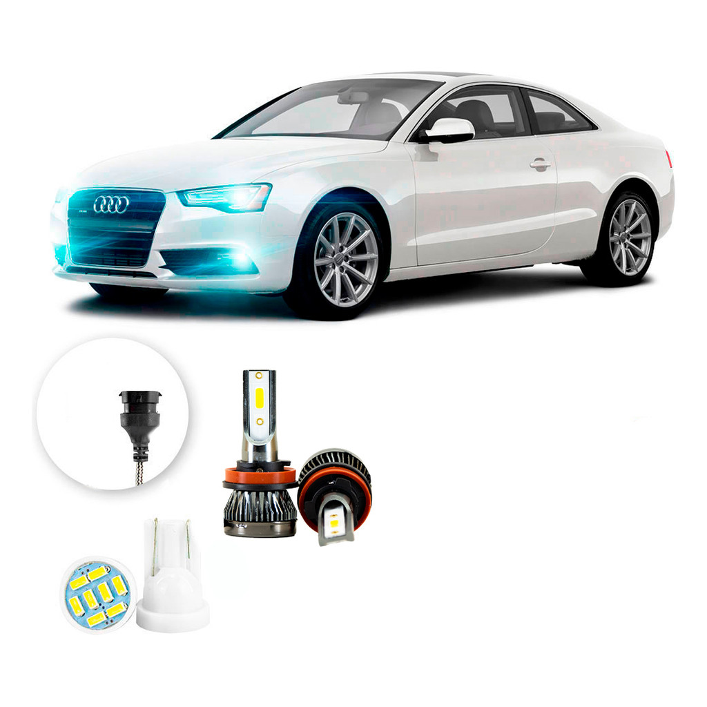 Ultra Led Nano 22000lm Audi A5 2007-2016 Farol Milha H11