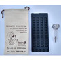REGLETE POSITIVA DE BOLSO COR PRETO COM PUNÇÃO MENOR