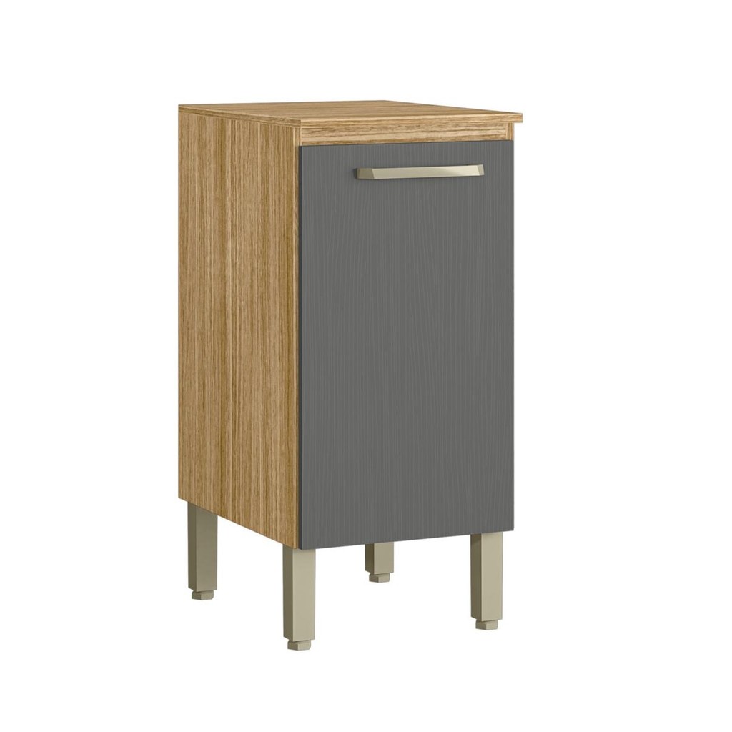 Balcão de Cozinha 1 Porta 40cm com Tampo Amestita Kits Paraná em Oferta na Shopee