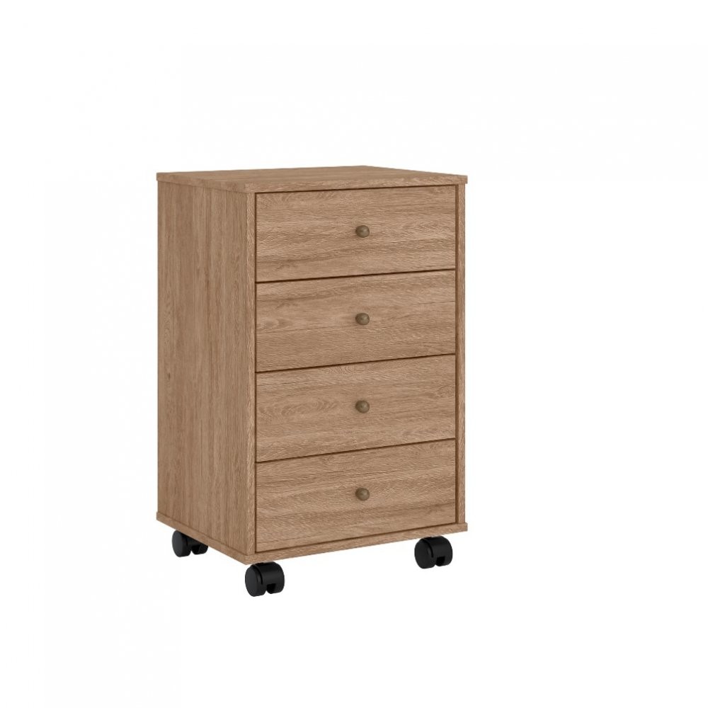 Gaveteiro 4 Gavetas Office Presence Demóbile em Oferta na Shopee