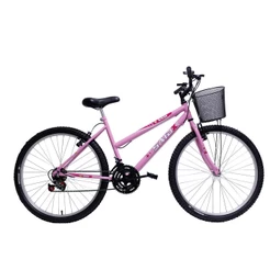 Bicicleta Aro 26 Feminina De Passeio 18 Marchas Saidx