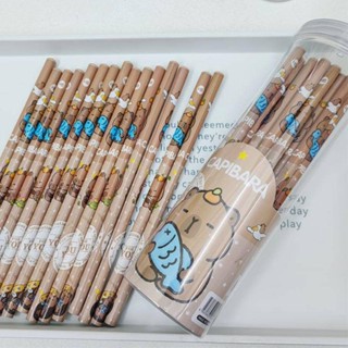 30 Pçs/Set Capivara Bonito Kawaii Dos Desenhos Animados Lápis HB Esboço Itens Desenho Papelaria Estudante Escola Materia em Oferta na Shopee
