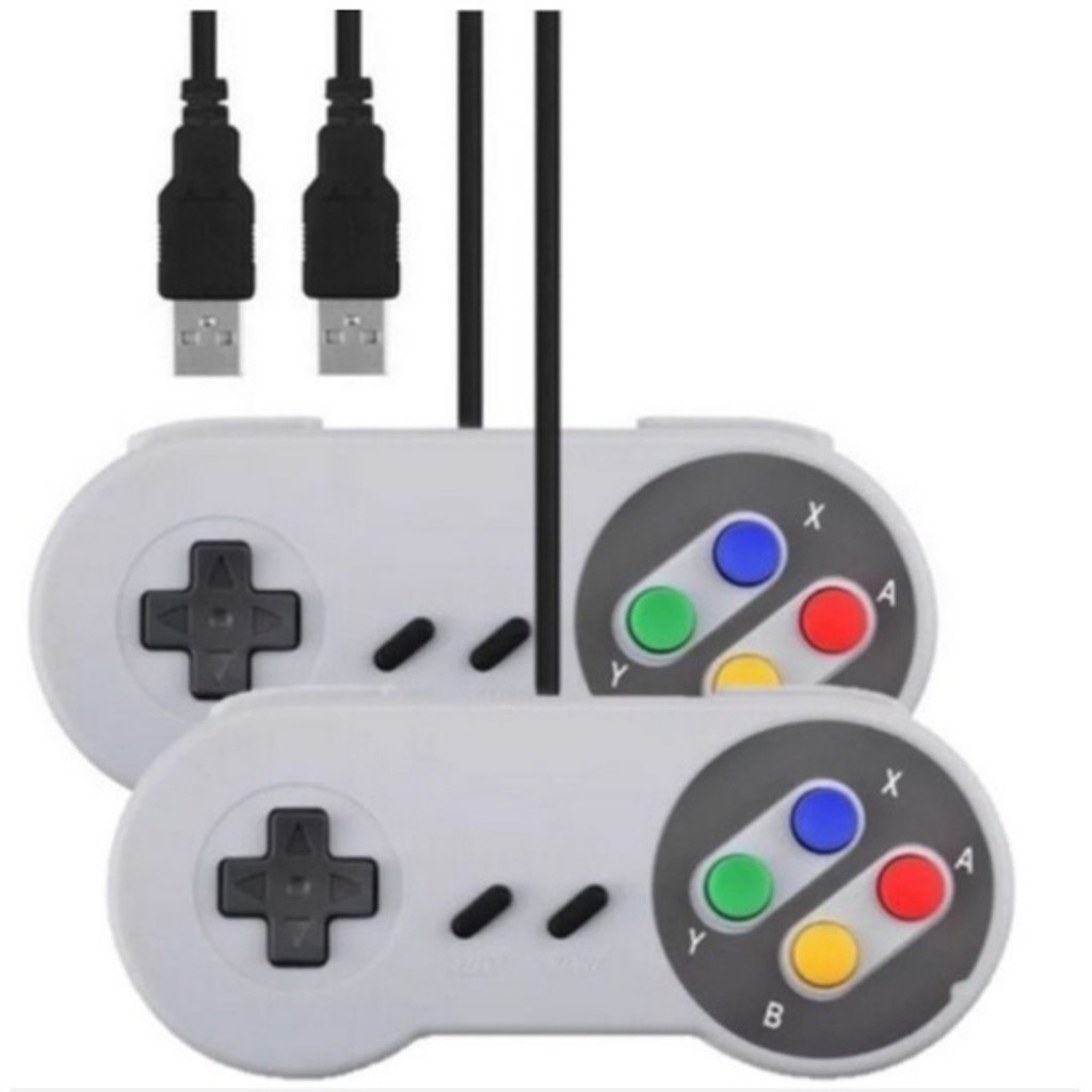 Joystick Controle USB P/PC Super Nintendo SNES Para PC Mac Linux Raspberry
