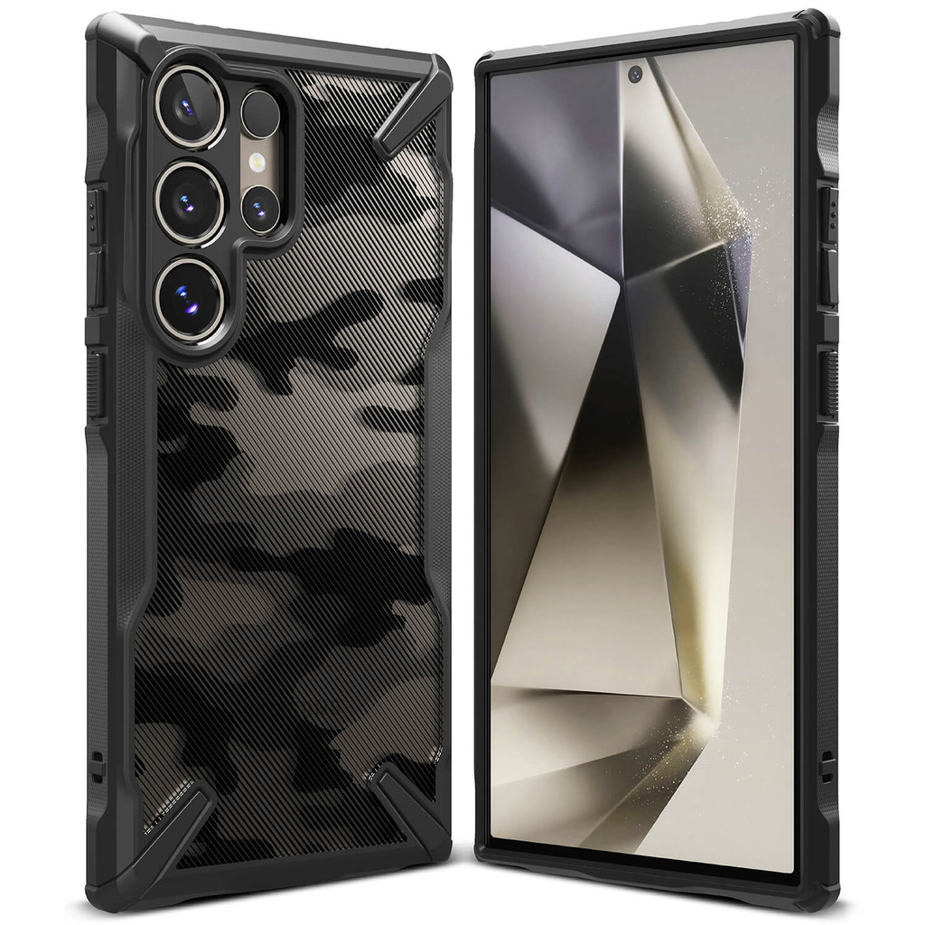 Capa Anti Impacto Ringke Fusion X Camo Para Galaxy S23 Ultra em Oferta na Shopee