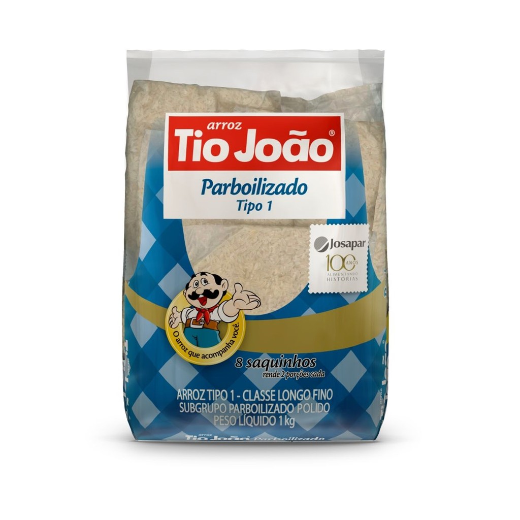 Arroz Parboilizado Tio João Boil In Bag 1Kg - Food & Beverages