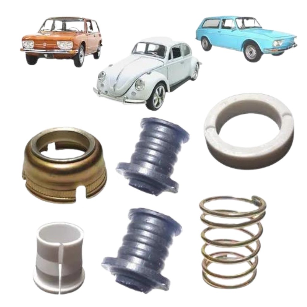 Kit Rolamento + Reparo Coluna Direção Vw Brasilia Variant Fusca
