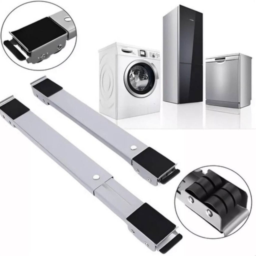 Suporte De Rodinhas Ajustável Para Geladeira Fogão Freezer em Oferta na Shopee