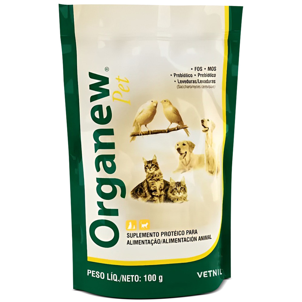 Organew 100g Suplemento Protéico Cães Gatos em Oferta na Shopee