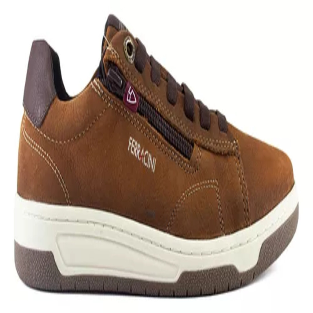 Sapatênis Casual Ferracini  Vox-8052-617E-Masculino-Caramelo