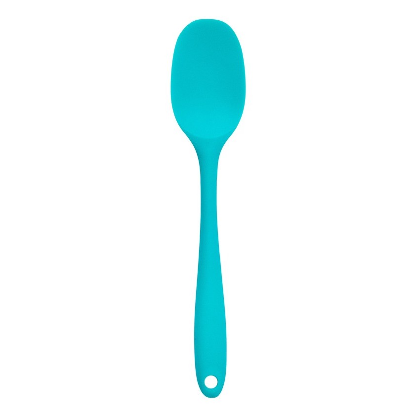 Espátula De Silicone Redonda Pequena Verde