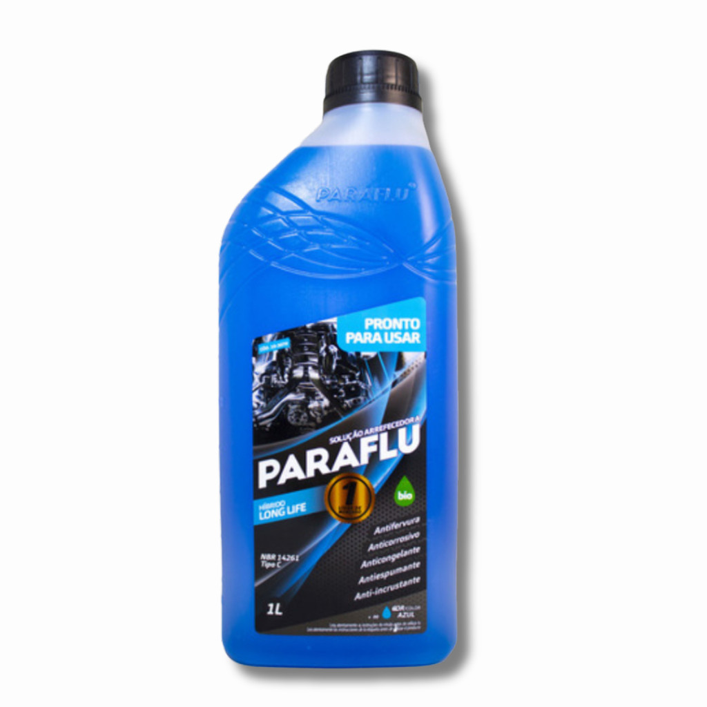 FLUIDO PARAFLU - BIO FLUIDO CONC HIBRIDO LONG LIFE AZUL 1L PRONTO PARA USAR