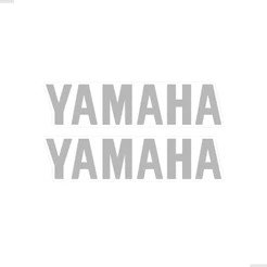 Par Adesivos Compatível Moto Yamaha Balança Cinza Genérico