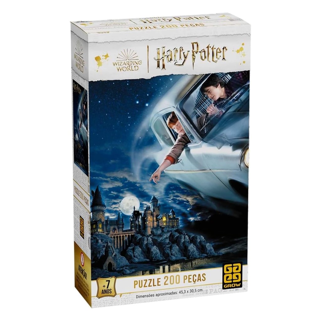 Quebra-Cabeça Harry Potter 200 Peças Grow - 04567 em Oferta na Shopee