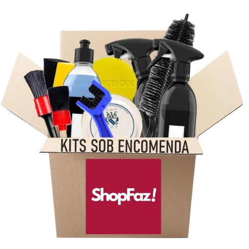 Kit Vonixx Limpeza Automotiva Sintra Fast Blend Izer Delet Shiny Intense V-Floc Higicouro Acessórios Karbox Oferta