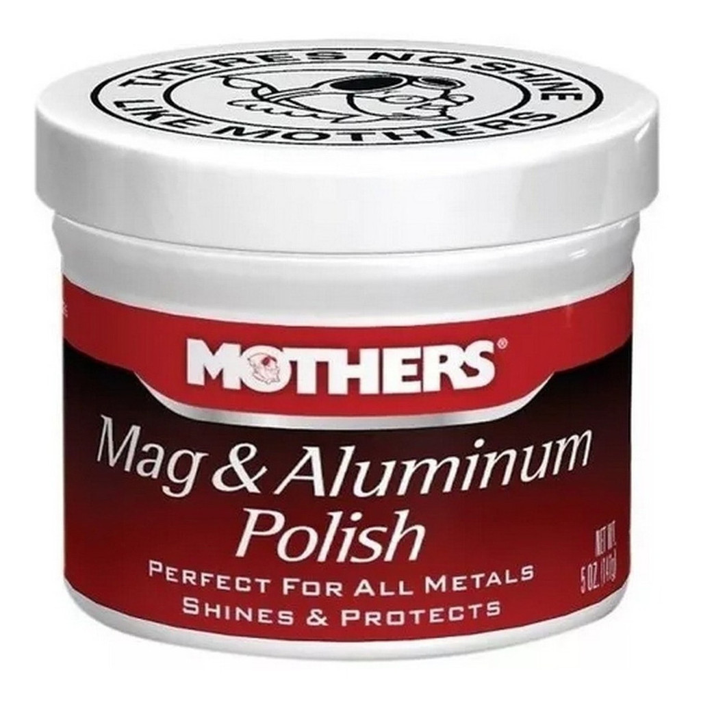 Polidor De Metais Mothers Mag & Aluminium Polish massa especial para polir metais em Oferta na Shopee