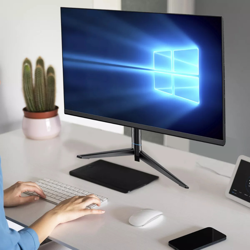 Computador All In One Celeron N95 8GB RAM SSD 512GB | Windows 11 | Tela 24" + Teclado, Mouse e UPS
