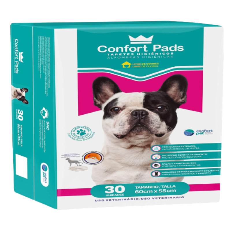Tapete Higiênico Para Cães Confort Pads 55x60 30UN em Oferta na Shopee