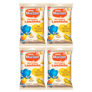 Kit 4 Biscoito Mucilon Snack Milho 35g em Oferta na Shopee