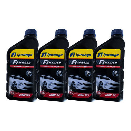 4l Óleo Motor Mineral Ipiranga F1 Master Protection 20w50 Sl