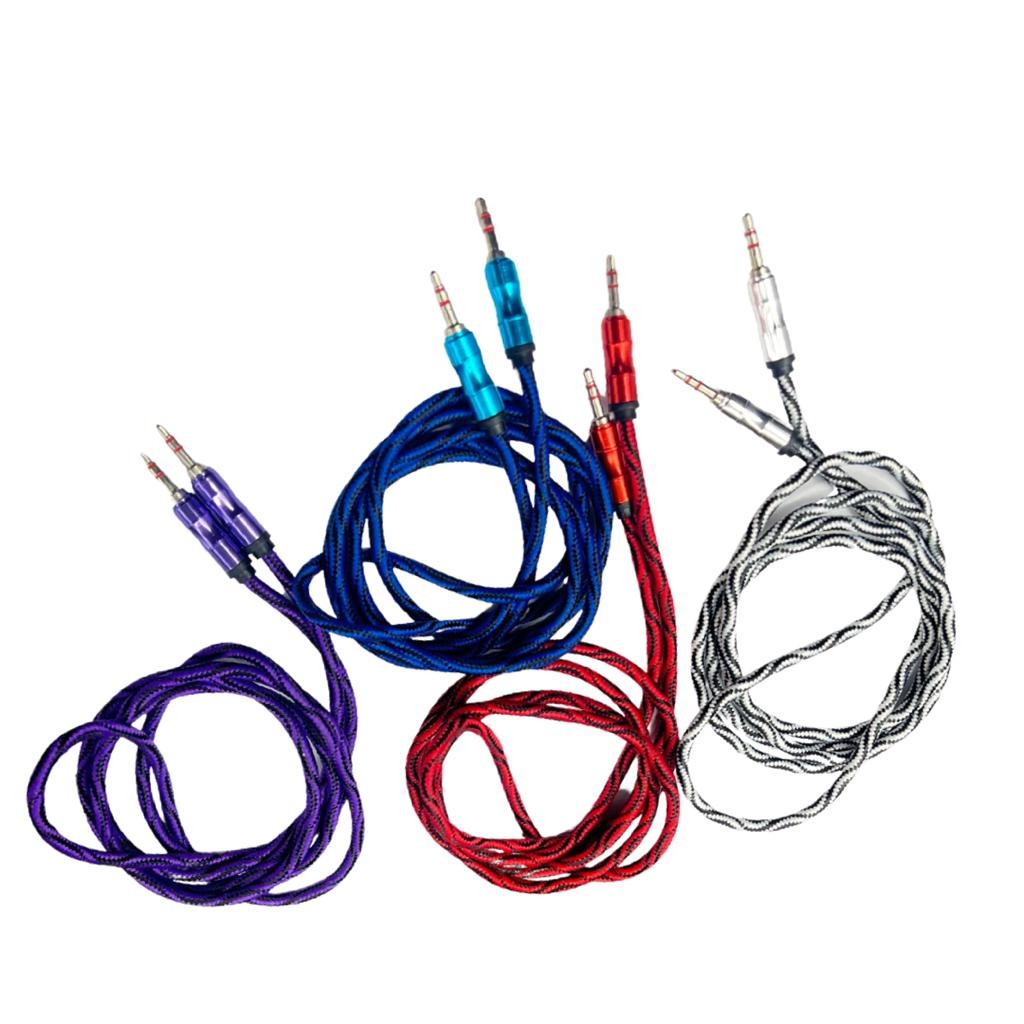 Kit 8 Cabo De Audio Auxiliar P2 X P2 Carro Som Fone Pc