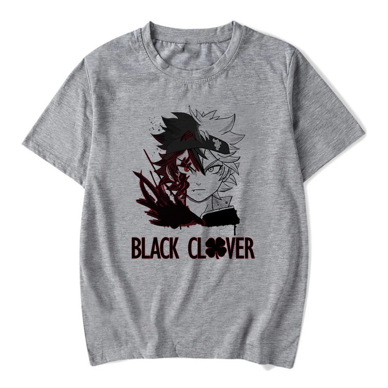 Camisetas Estampadas Black Clover Camisas Exclusivas Lançamento da Loja - Envio Imediato - VS Shopp