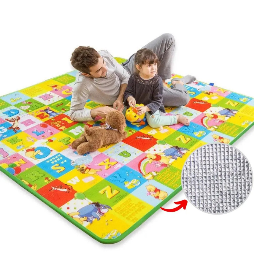 Tapete de Atividades Infantil Dobrável Térmico Impermeável para