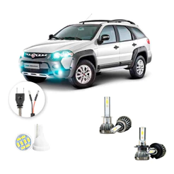 Ultra Led Nano 22000lm Fiat Palio Adventure 2009-2012 H1 H7